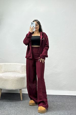 Ottoman Kumaş Eşofman Takımı Bordo - 50939.336.