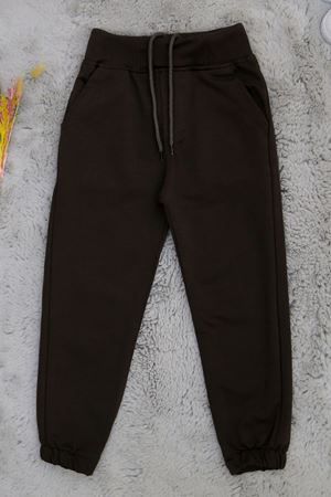 6-10 Yaş İki İplik Kompak Penye Paça Lastikli Eşofman Altı Unisex  Antrasit - 90226.2032.