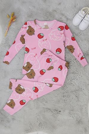 3-14 Yaş Soft Milan Pijama Takımı Pembeayı - 481.1287.