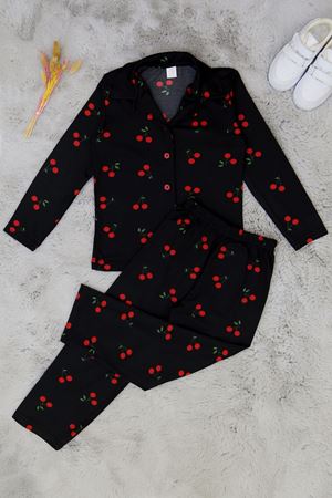 3-14 Yaş  Baskılı Milan Çocuk Takım Siyahkiraz - 414.1287.