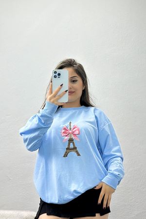 2 İplik Baskılı Sweatshirt Bebemavi - 31301.1878.