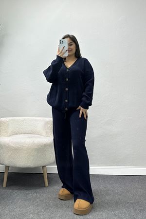 Akrilik Triko Takım Lacivert - 31065.1766.