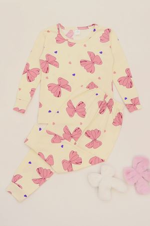 3-14 Yaş Soft Milan Pijama Takımı Pembesarı - 481.1287.