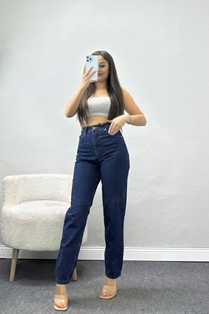 Boyfriend Kot Pantolon Mavi - 42360.1431.