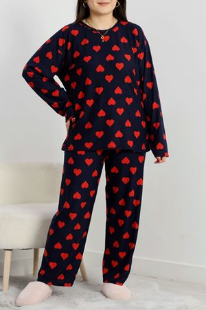 Bisiklet Yaka Uzun Kol Battal Takım Kırmızıkalp - 120.1287.