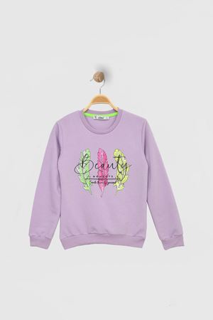 8-12 Yaş 2 İplik Sweat Lila - 725029.1576.