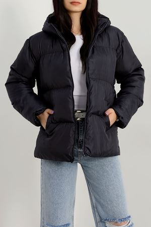 Kapşonlu Şişme Mont Lacivert - 19191.1839.