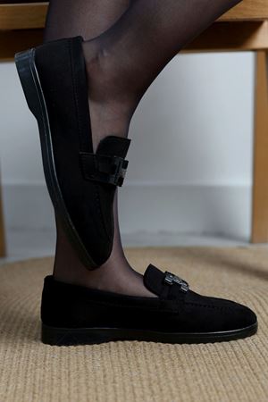 Loafer Günlük Ayakkabı Süetsiyah - 18000.1846.