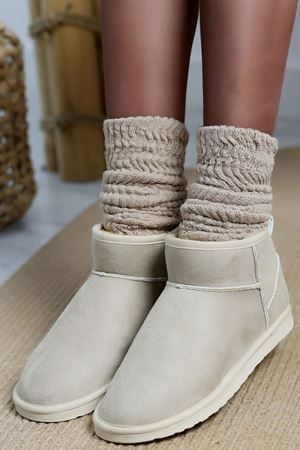 Mini Boy Süet Bot Taş - 31435.1932.