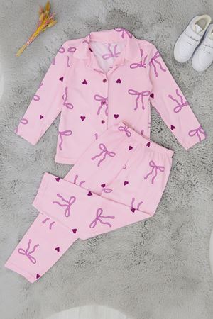 3-14 Yaş  Baskılı Milan Çocuk Takım Pembekurdele - 414.1287.