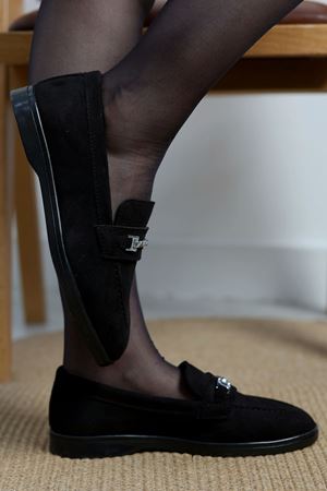 Loafer Günlük Ayakkabı Süetsiyah - 17900.1846.