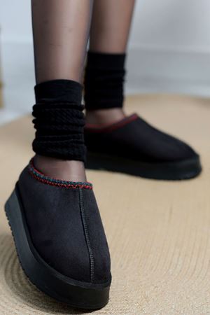 Yüksek Tabanlı Mini Bot Siyah - 31439.1932.