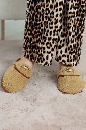 Teddy Ev Terliği Kahve - 1760.1846.