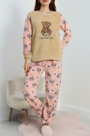 Polar Pijama Takımı Bejpembe - 50777.1773.