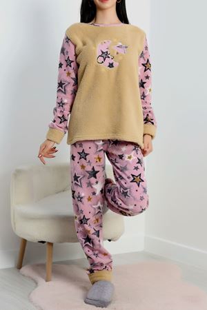 Polar Pijama Takımı Kahvepudra - 50777.1773.