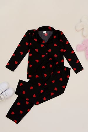 3-14 Yaş  Baskılı Milan Çocuk Takım Siyahkalp - 414.1287.