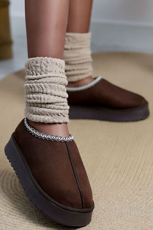 Yüksek Tabanlı Mini Bot Kahve - 31439.1932.