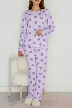 Soft Milan Alt Üst Aynı Pijama Takımı Lilakalp - 717.1287.