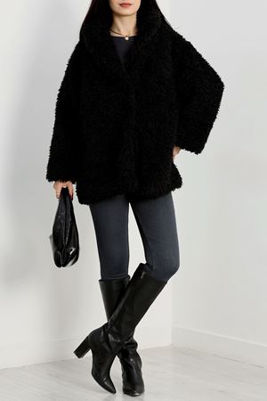 Astarlı Tüylü Kaban Siyah - 31445.308.