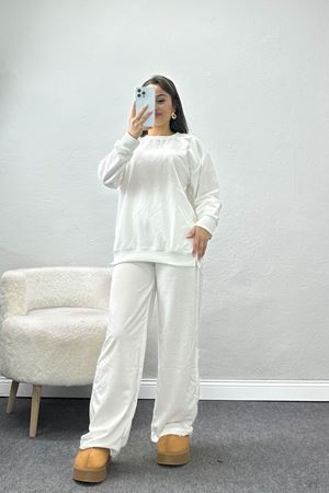 2 İplik Eşofman Takımı Ekru - 31309.1878.