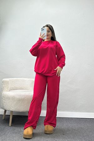 2 İplik Eşofman Takımı Fuşya - 31309.1878.