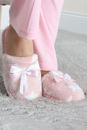 Peluş Ev Terliği Pudra - 31426.264.