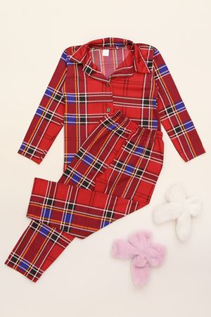 3-14 Yaş  Baskılı Milan Çocuk Takım Kırmızıekose - 414.1287.