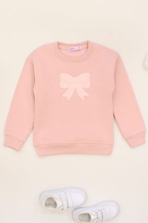 3-12 Yaş 3 İplik Şardonlu Sweat Somon - 60515.1867.