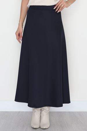 Puf Scuba Kumaş Çan Etek Lacivert - 50961.2036.