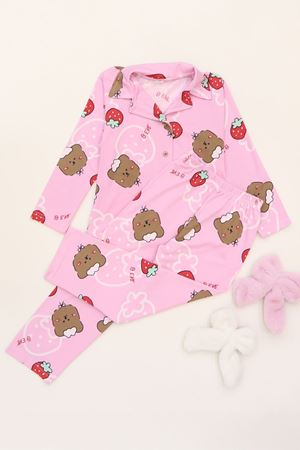 3-14 Yaş  Baskılı Milan Çocuk Takım Pembeçilek - 414.1287.