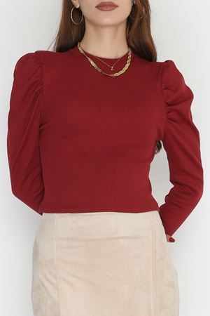 Dik Yaka Kaşkorse Body Bordo - 42105.1748.