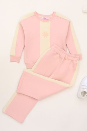 5-12 Yaş 3 İplik Şardonlu Takım Somon - 60300.1867.