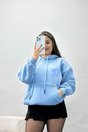 3 İplik Kanguru Cepli Kapşonlu Sweat Bebemavisaks - 42247.1878.