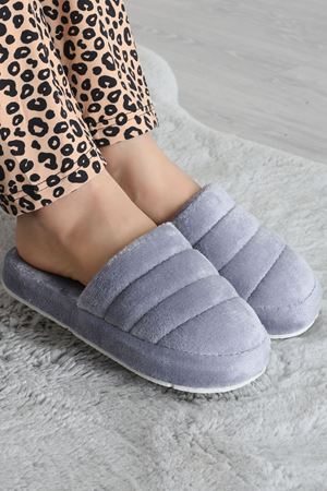 Peluş Ev Terliği Füme - 31429.264.