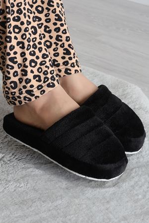 Peluş Ev Terliği Siyah - 31429.264.