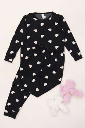 3-14 Yaş Çocuk Baskılı Siyahkalp - 481.1287.