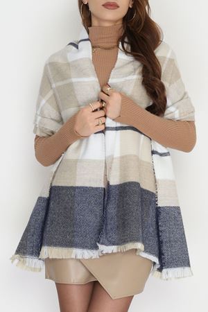 Desenli Kaşe Şal Bejlaci - 70811.750.