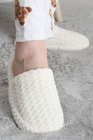 Peluş Ev Terliği Sarı - 31475.264.