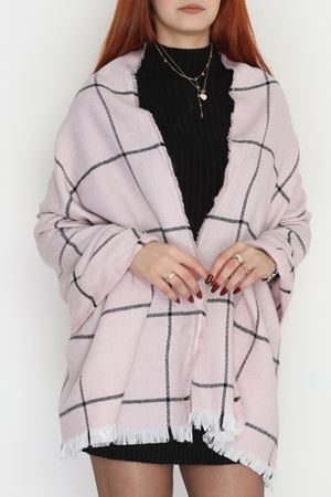 Desenli Kaşe Şal Pembesiyah - 70811.750.