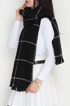 Desenli Kaşe Şal Siyahçizgili - 70811.750.