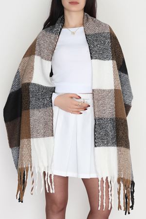 Buklet Şal Siyahkahve - 70812.750.