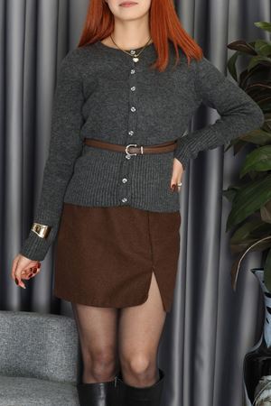 Nisan Kemerli Hırka Antrasit - 9114.2092.