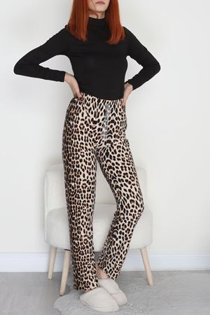 Desenli Süet Pijama Altı Leopar2 - 103.1287.