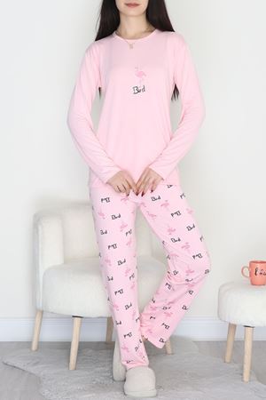 Soft Milan Enjeksiyon Baskılı Pijama Takımı Pembesiyah - 664.1287.