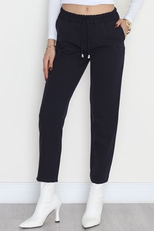 Dabıl Bağcıklı Pantolon Lacivert - 20138.1884.