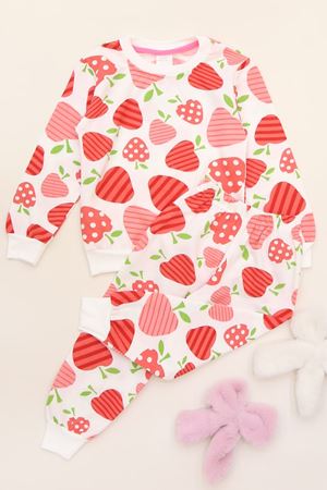 3-8 Yaş Şardonlu 2 İplik Takım Beyazçilek - 53550.1776.