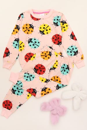 3-8 Yaş Şardonlu 2 İplik Takım Somon - 53550.1776.