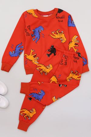 3-8 Yaş Şardonlu 2 İplik Takım Kırmızı - 53550.1776.