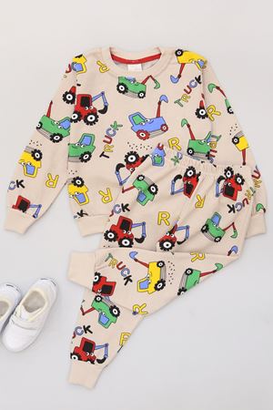 3-8 Yaş Şardonlu 2 İplik Takım Vizon - 53550.1776.