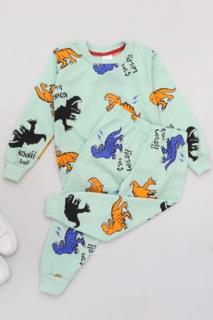 3-8 Yaş Şardonlu 2 İplik Takım Açıkmint - 53550.1776.